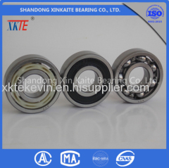 XKTE brand grinding conveyor idler bearing 180309 C3/C4 for mining conveyor from shandong china manufacturer