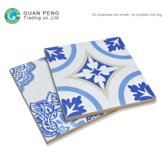 Chinese Blue White Commercial Restaurant Kitchen Tile Ceramic Tiles Floor Prices