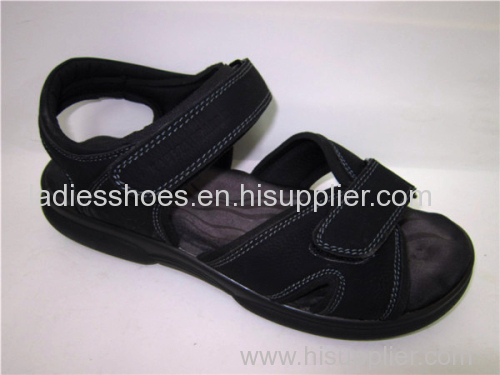 Open toe flat casual men beach sandals