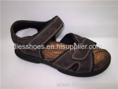 Open toe flat casual men sandals