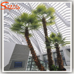 Bent shape trees Styleized Artificial Washingtonia Palm Trees