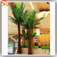 Bent shape trees Styleized Artificial Washingtonia Palm Trees