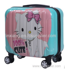 avorable price pc four wheels butterfly trolley luggage/butterfly cheap scooter suitcase/butterfly trolley luggage bag