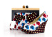 African Printed Fabric Shoes With Purse in Stock