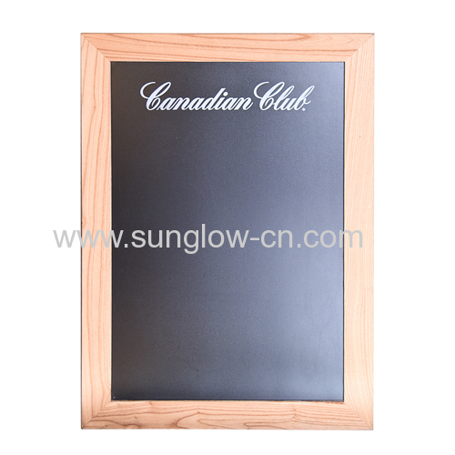 Canadian Club Wooden Black Board
