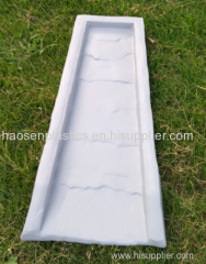 Rain gutter downspout splash block