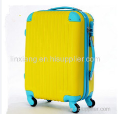 2016 Hot !Candy color ABS good quality hot sell popular luggage trolley children cute style plastic luggage