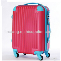 2016 Hot !Candy color ABS good quality hot sell popular luggage trolley children cute style plastic luggage