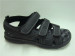 Strappy velcro flat men casual sandals