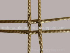 Stainless steel rope mesh