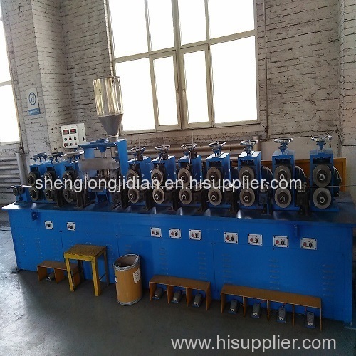 flux cored solder wire production line with PLC control