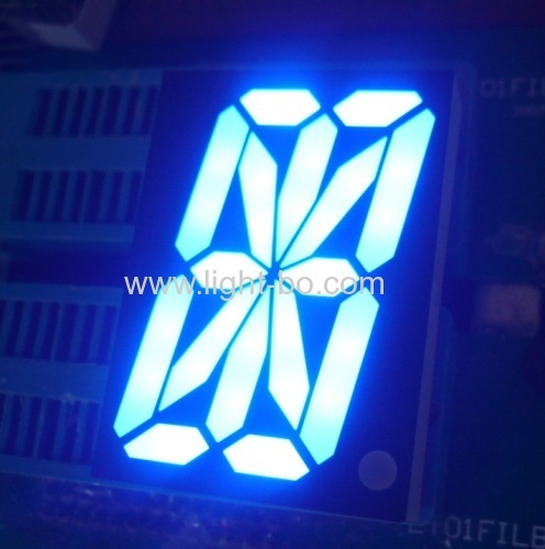 Ultra blue 1.5  16 segment led display common anode for equipment