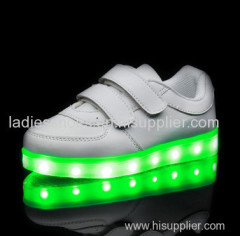 OEM customize men luminous led light shoes adult led light up