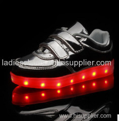 OEM customize men luminous led light shoes adult led light up