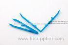 Hosptial Patients Disposable Plastic Forceps 5 Inch Blue Disposable Hemostats