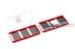 High Density Magnetic Needle Counter with Transparent Cover 15CT