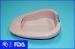 FDA Pink PP Disposable Plastic Bed Pans Nonsterile for Patients
