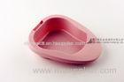 ISO 13485 Pink Plastic Bedpan Nonsterile Medical Disposable for Hosptial