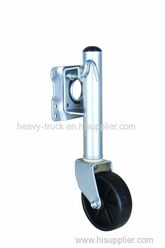 HHK-T800LBS Snap ring swivel plate 6" single wheel Side Wind Jack