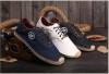 new style costom design cloth men lace shoes