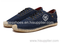 new style costom design cloth men lace shoes