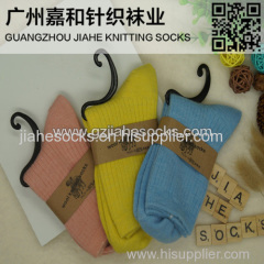 Wholesale Custom Design Fashion Colorful Women Woolen Socks