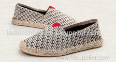 Customized Espadrilles line-soled Canvas Shoes