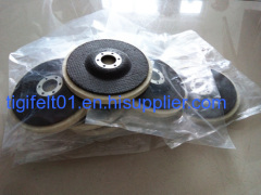 Natural wool felt pad with disc