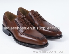 wholesale leather men office lace shoes