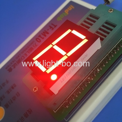 süper kırmızı 1.0" ortak anot tek haneli 7 segment led ekran dijital panel metre için