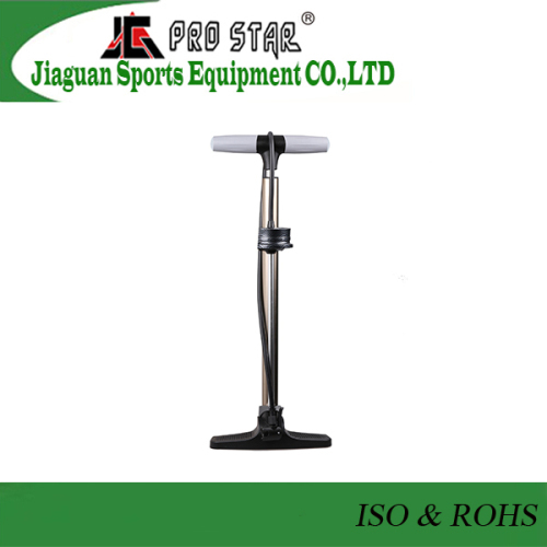 Well Design Solid Made Bicycle Floor Pump with accurate pressure gauge