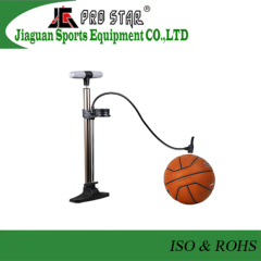 Well Design Solid Made Bicycle Floor Pump with accurate pressure gauge