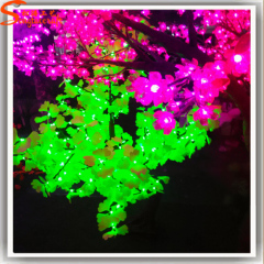 Factory wholesale artificial weeping led lighted willow tree Ginkgo Tree
