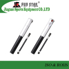 2016 New Design Portable Aluminum Dual Action Bicycle Pump with Flexible Hose and Pressure Gauge