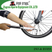 2016 New Design Portable Aluminum Dual Action Bicycle Pump with Flexible Hose and Pressure Gauge