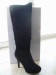 New style clip on suede high heel dress boots