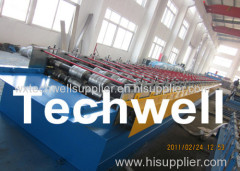 10 - 12Mpa Hydraulic Pressure Metal Deck Roll Forming Machine for 0.8 - 1.2 mm Thickness