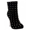 new fashion high heel women comfortable boots with studs