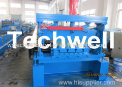 High Precision Steel Structure Floor Deck Roll Forming Machine For Metal Decking Sheet