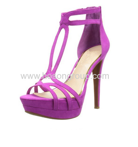 Fashion comfortable platform zipper sandals