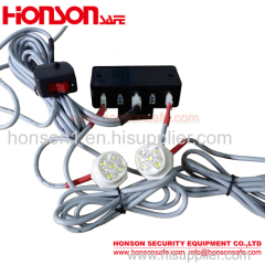 High Power LED Strobe Emergency Visor Hideaway Lights