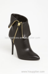 new fashion stiletto high pointed toe zipper women ankle boot