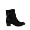 Chunky heel women ankle boots