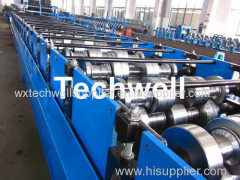 Galvanized Steel Sheet Metal Deck Roll Forming Machine With Forming Speed 10-12m/min