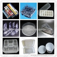 High Speed Automatic Plastic Skin Packing/Hanging Packing/Inner/External/End Packing Blister Vacuum Forming Machine