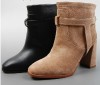 basic style square chunky heel women fashion ankle boots