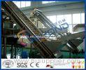 Adjustable Speed Clapboard Elevator Fruit Processing Plants With Stainless Steel / Plastic