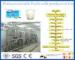 Plastic Pouch / Bottle Package Liquid Dairy Processing Plant 200ml 500ml 1000ml