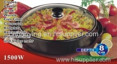 1500W round shape 42cm electric Pizza Pan Pizza maker