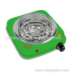 Single Electronic Hot plate 1000W flat cooking plate